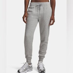 Asics Gray Mid-weight Fleece Joggers, Soft with brushed interior, women’s M